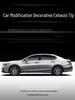 Stainless Steel Square Exhaust Tailpipe for 04-13 BMW X5 E70/E53, Modification and Installation Compatible