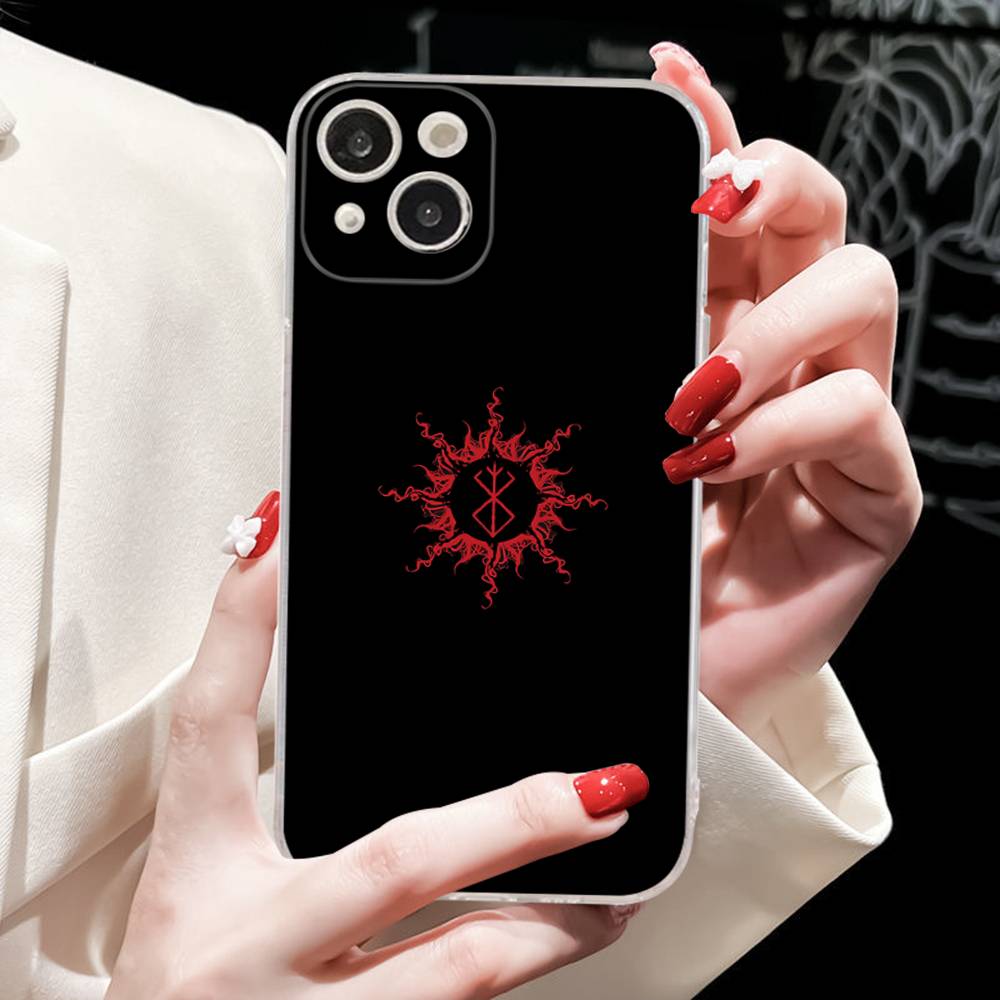 Berserk Guts Heißes Anime-Handyhülle Für IPhone 16 15 8 7 6 6S Plus X SE XR XS 14 11 12 13 Mini Pro Max Handyhülle
