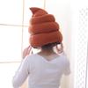 Funny Poop Shaped Headgear Short Plush Costume Hats Photo Props