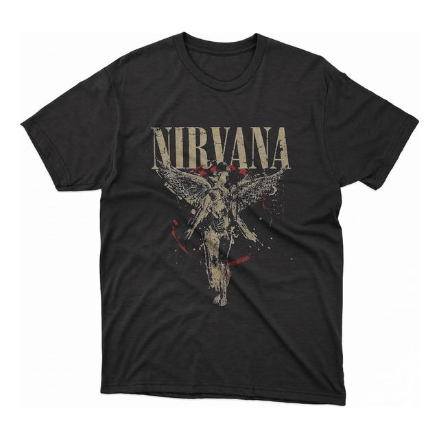 ¿grayce Nirvana? Camiseta In Utero Angel Splatter, De Nirvan S