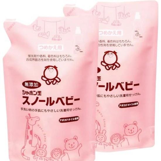 Shabondama Soap Snow Baby Refill 650ml Set 2