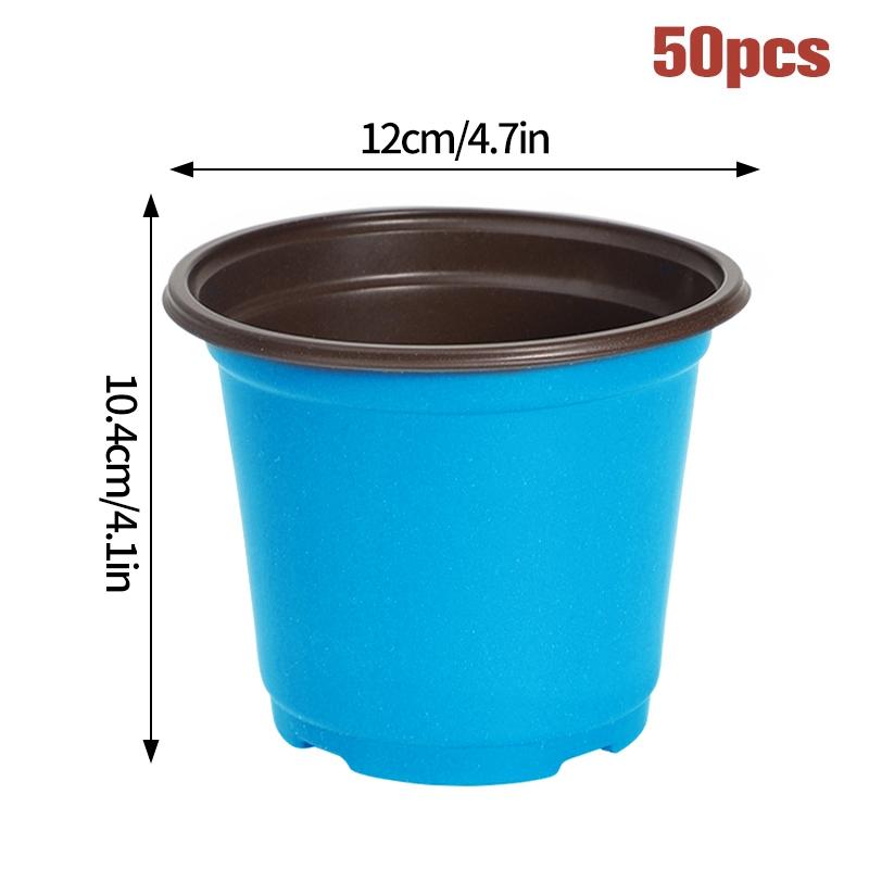 10/20/50Pcs Flower Pots Plant Seedling Pot Succulent Pots Home Garden Decoration Pots For Plants Gardening Supplies