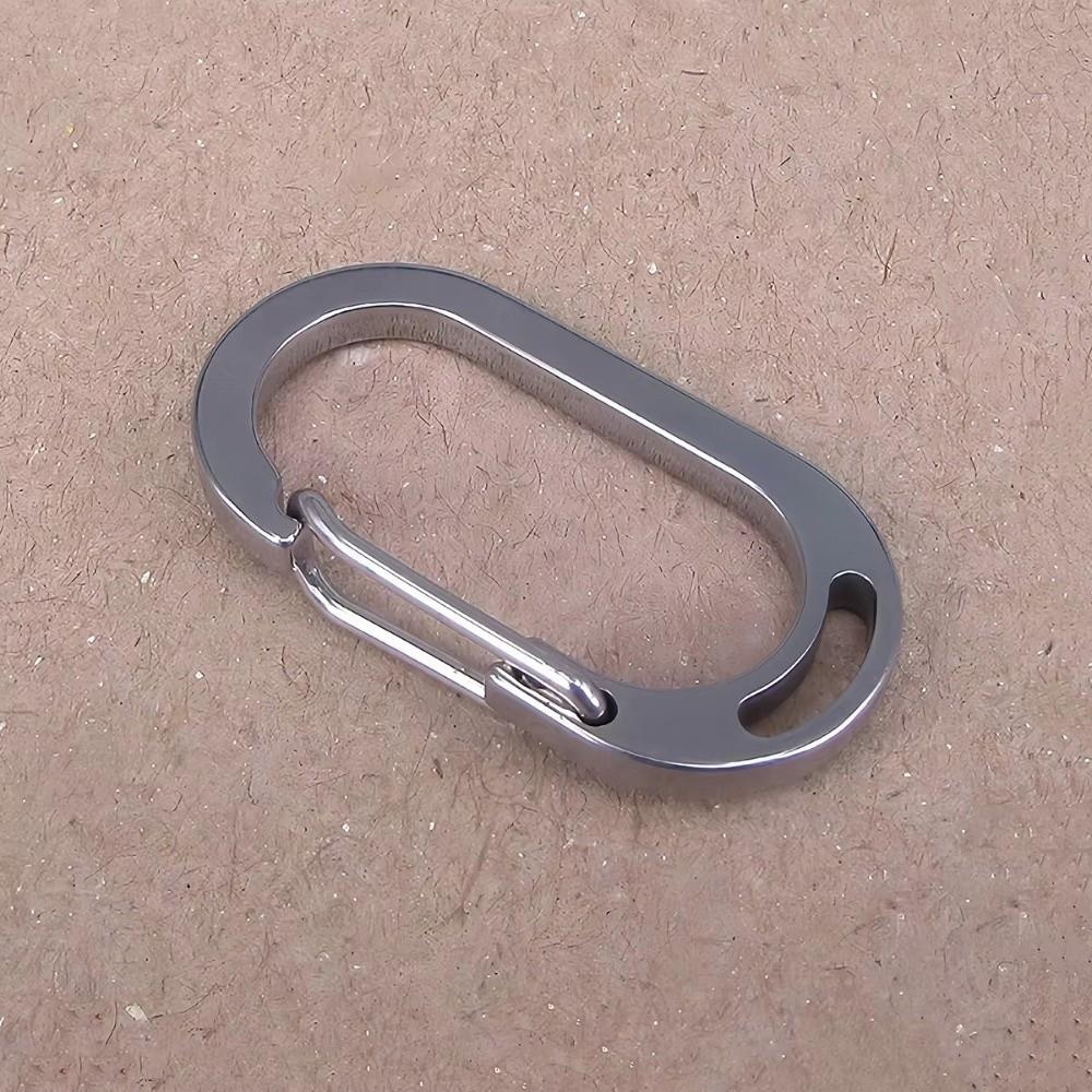 Spring Snap Design Stainless Steel Carabiner Multipurpose Backpack Buckle Hook For Outdoor Camping