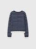 GENERALIDEA Striped Layered Pullover [Navy] / Gf1Lkp522