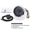 HD 200KM/H 120KM/H Universal 2 in 1 85mm Digital Car GPS Speedometer With Tachometer 0-8000RPM Tacho Sensor for Marine Boat Car Speedometers 1
