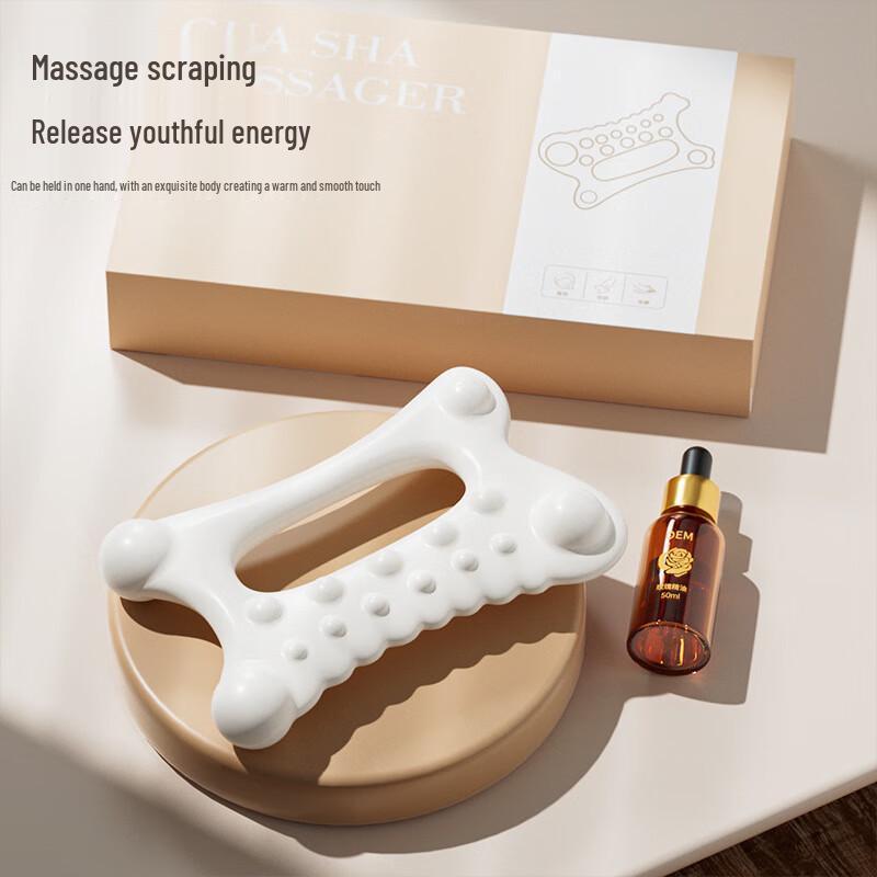 Gua Sha Board Set with Ginger Oil