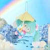 15 Cm Hatsune Miku Anime Plush Keychain Cute And Charming Gentle Doll Adorable Rain Melody Series Designed for Backpacks Pendant Gifts