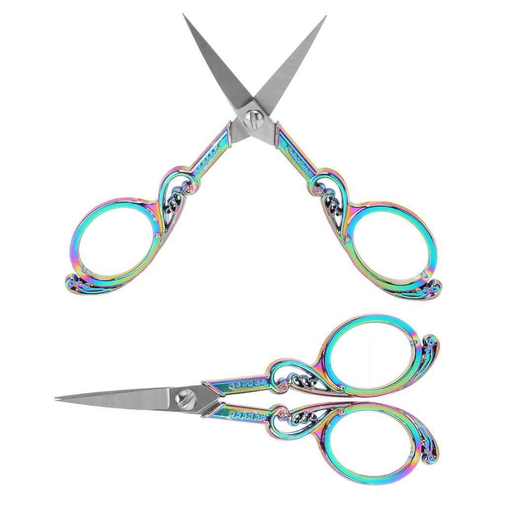 Vintage Scissors Stainless Steel High Sharpness Effort Saving Widely Used Craft Scissors for Embroidery Handicraft