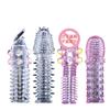 Condom Caterpillar Men Reusable Penis Condom Penis Impotence Big Head Cover