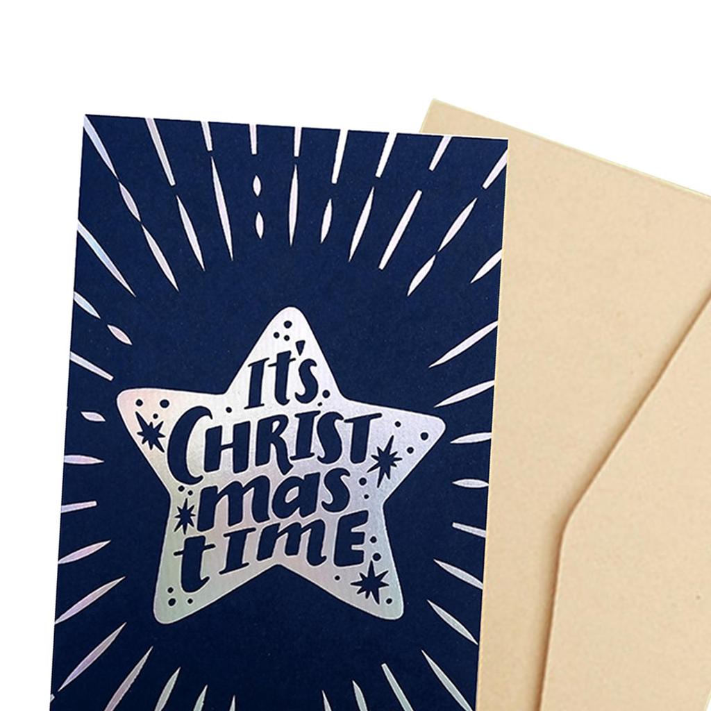 Christmas Card Paper Creative Anniversary Birthday Winter Holiday Greeting Card Christmas Decoration Gift for Husband Dad