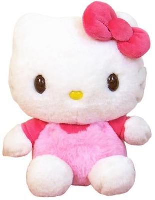 Nakajima Corporation Flauschige Hello Kitty S Rosa 19,5cm x 16,5cm x 11cm Sanrio Hello Kitty Plüschtier 143037-20