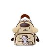 Schoolbag Japanese Pudding Dog Backpack Cute Cartoon Girl Schoolbag Ins Wind Large Capacity Student Leisure Travel Backpack