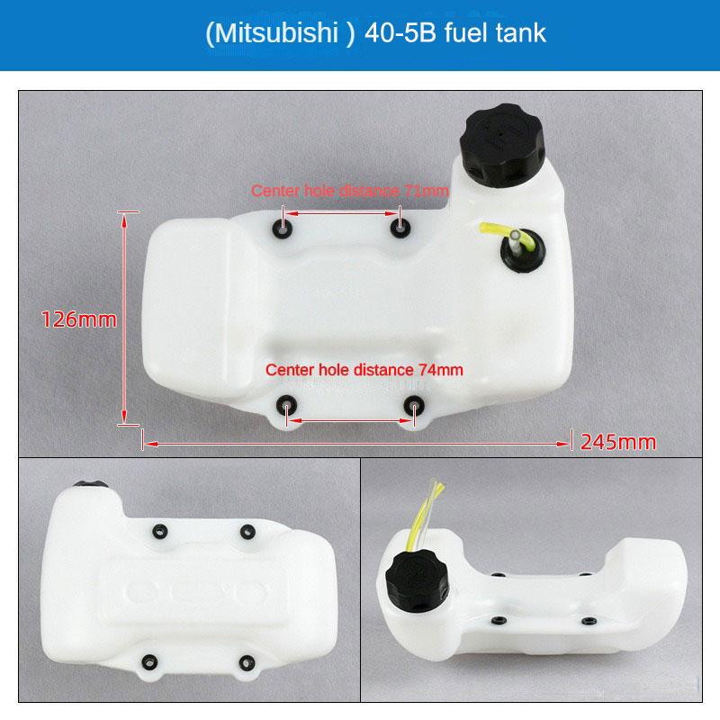 Depósito de Combustible para Desbrozadora Compatible con 140/139/34/32/44-5/G45/48/40-5B/40-5/40-6 para Komatsu Kawasaki Robin Desbrozadora Piezas de Desbrozadora