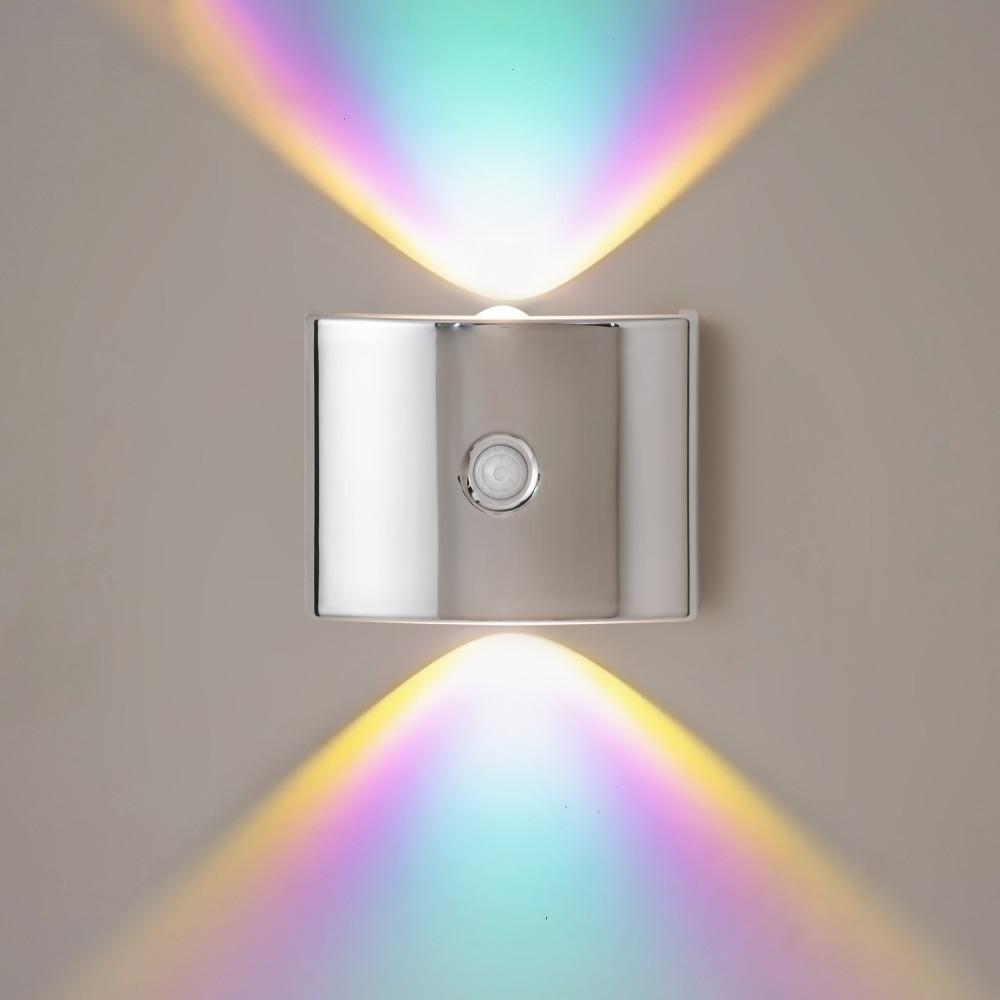 Magnetic Installation LED Induction Wall Lamp PIR Sensor Wall Sconce Bedroom Night Light