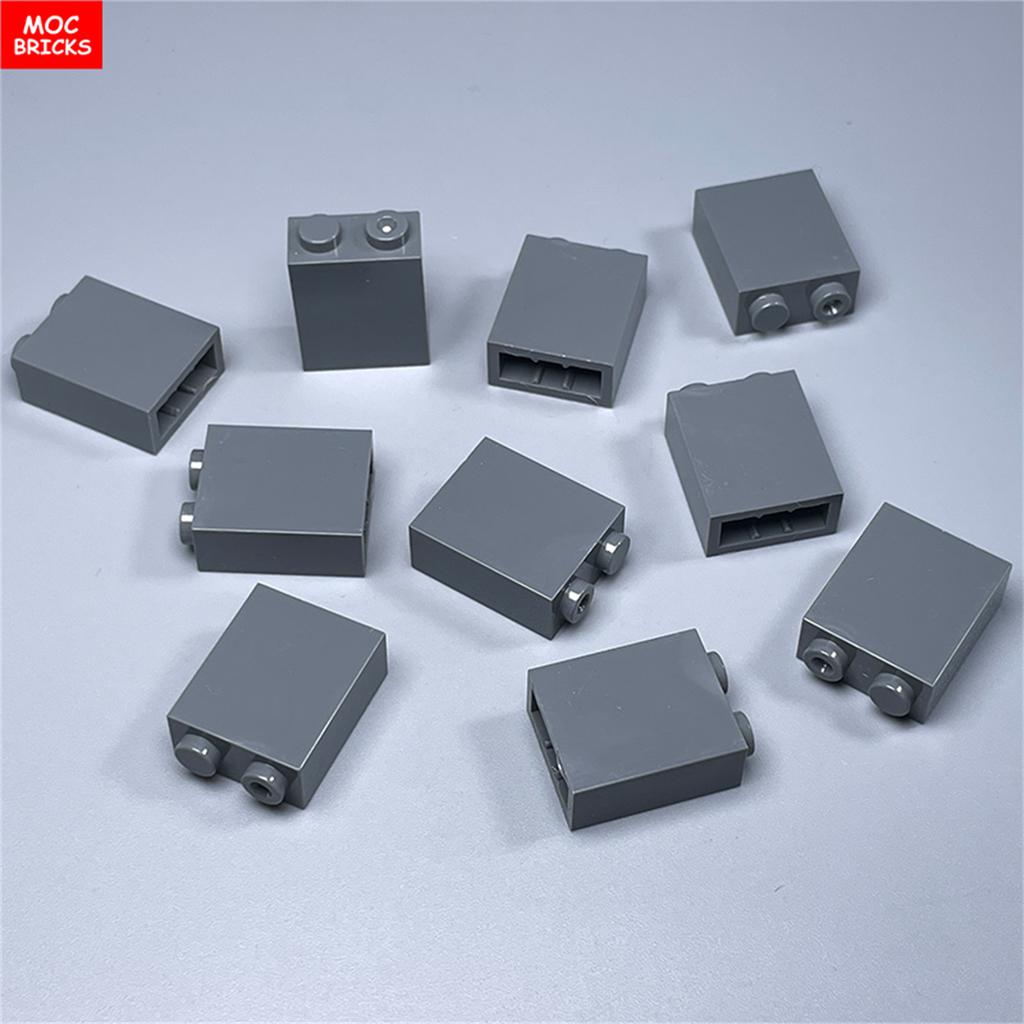 10pcs/lot MOC Bricks 1x2x2 Wall Brick 3245C Assembled Particles Educational Building Blocks Kids DIY Toys Gift