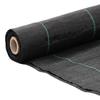 VidaXL Membrane anti-mauvaises herbes noir 2x10 m PP, tissu anti-mauvaises herbes, membrane de contrôle des mauvaises 4005193