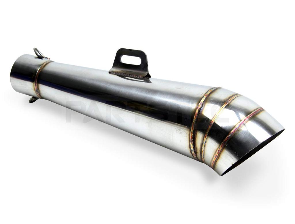 Conical GP Megaphone Stainless for Jade and Zephyr 400 Silencer, 50.8mm, Universal, Style, Steel, Slip-On, CBR250R, 400SF, CB400, Ninja,
