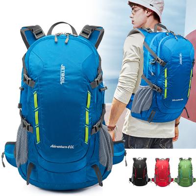 Bolsa de senderismo al aire libre, bolsa de nailon impermeable para acampar, mochila de hombro de gran capacidad para senderismo