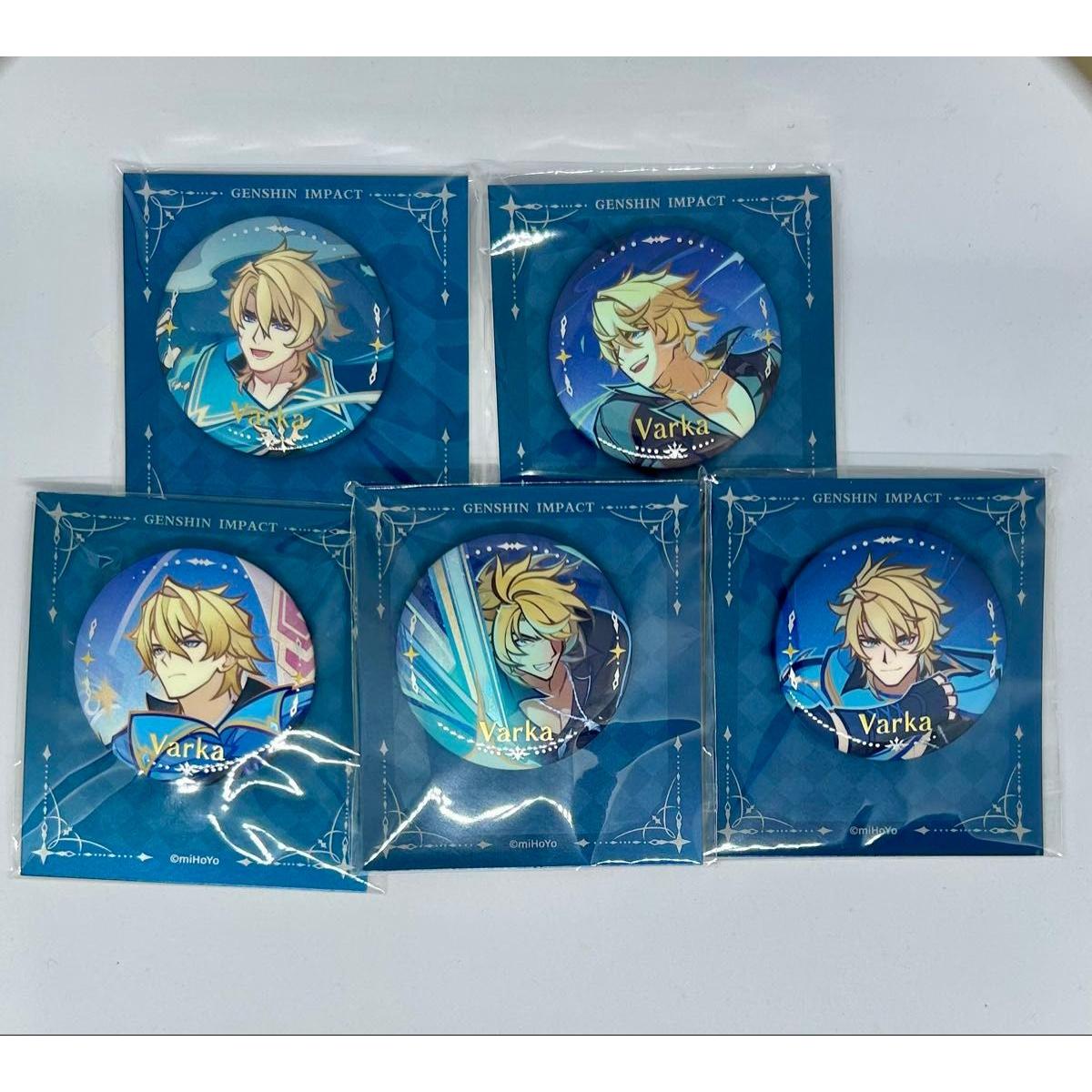 Used [Official product] Genshin Another Prologue tin badge Falcas set