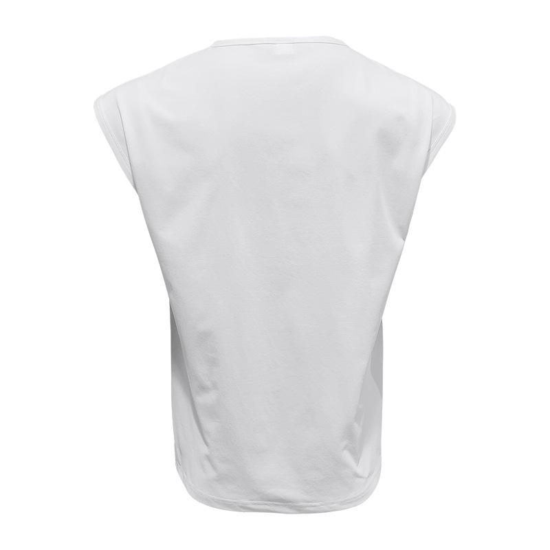 New Summer Vest Men Loose Casual Solid Color Thin T-shirt Men