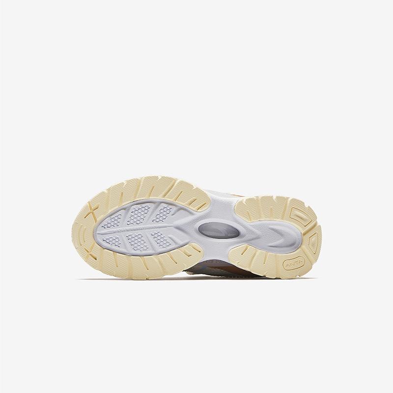 Anta Kids Trendy Fashion Comfortable Versatile Low-Top Casual Shoes Kids Sneaker White Brown A22519940-3