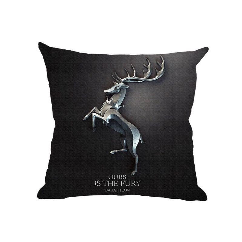 Luxurious Game Of Thrones Fire And Blood Throw Pillow Case For Elegant Home Decor