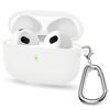 Silicone Cases For Apple Airpods 3rd generation Protective Shockproof Wireless Earphones Cover With Hook for air pods 3 Box Bags
