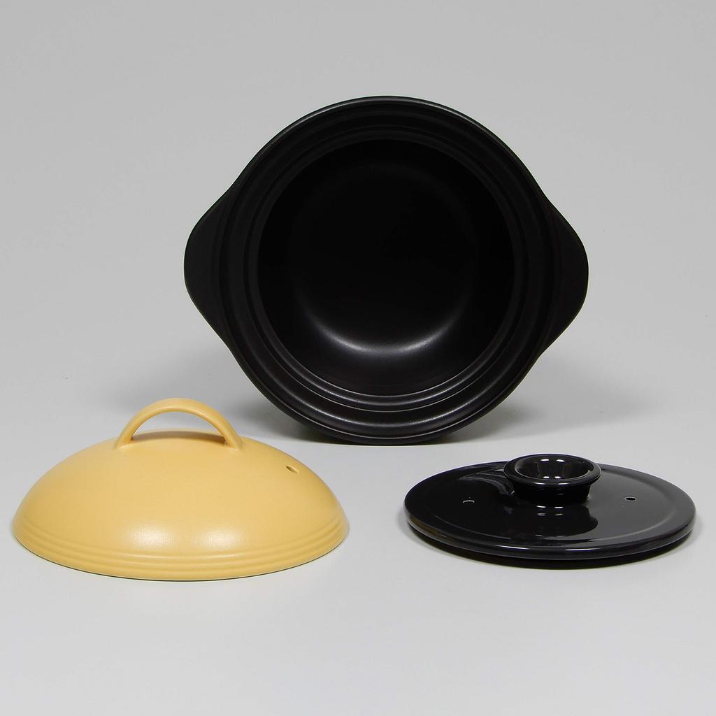 TAMAKI Rice Pot 5Minutes Cooker Yellow X Depth X Height Inner X Height Oven Gas Halogen Dishwasher Safe T Overall/Diameter 23.4cm 20.0cm 17.2cm