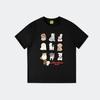 Plus-size plus-size plus-size girl pure cotton American vintage cartoon short-sleeve T-shirt for women, summer design niche and unique short-sleeve to