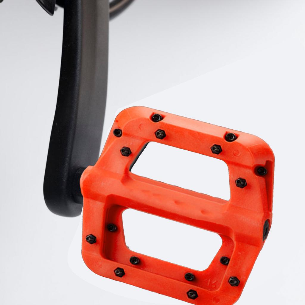 1 Pair Bike Pedal 9/16in Widened Anti Slip Sy Installation Nylon Mountain Bike Pedal for
