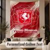 Custom Text Tapestry FC Twente Print Wall Tapestry Indoor Living Room Wall Decor