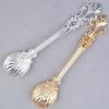 4 PCS/SET Retro Coffee Spoon Dessert Spoon Creative Mixing Spoon Arabic Style LS