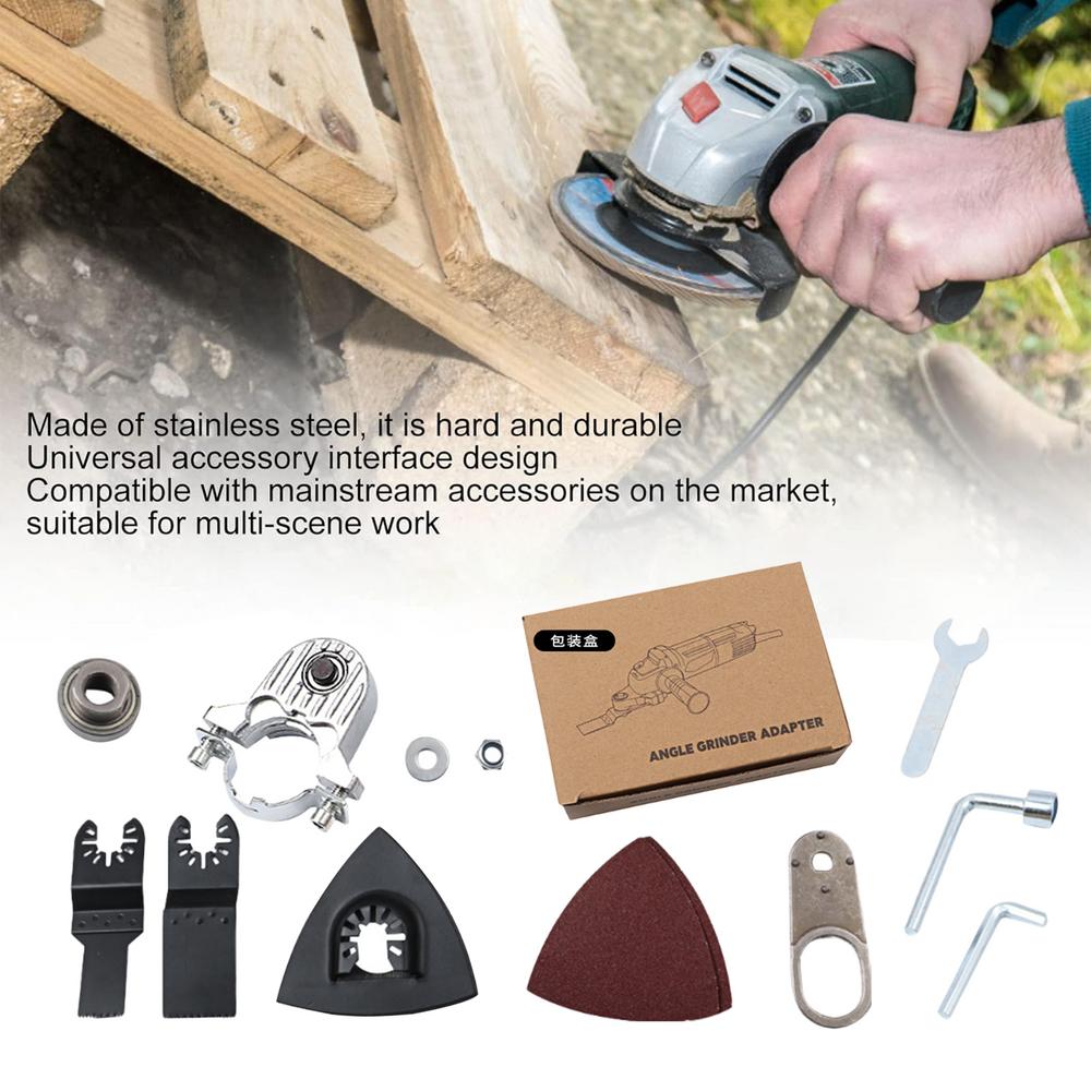 Angle Grinder Oscillating Tool Set Multifunctional Oscillating Tool Accessories Universal Joint Angle Grinder Modification Tool