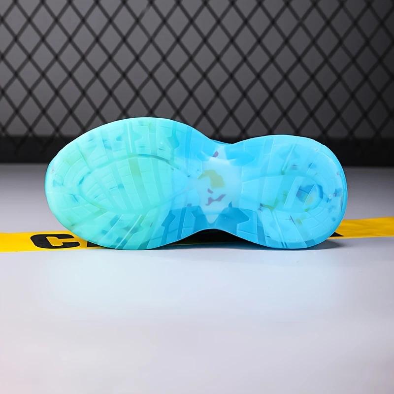 Boys' Rotary Buckle Low Top Sneakers with Striped Pattern, PU Upper, Fabric Inner, EVA Sole, Breathable Insole for Running