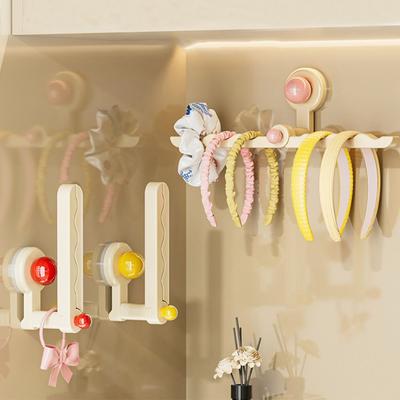 Creative Hairband Stand Organizer Practical Waterproof Hair Tie Storage Rack Detachable Rotating Reusable