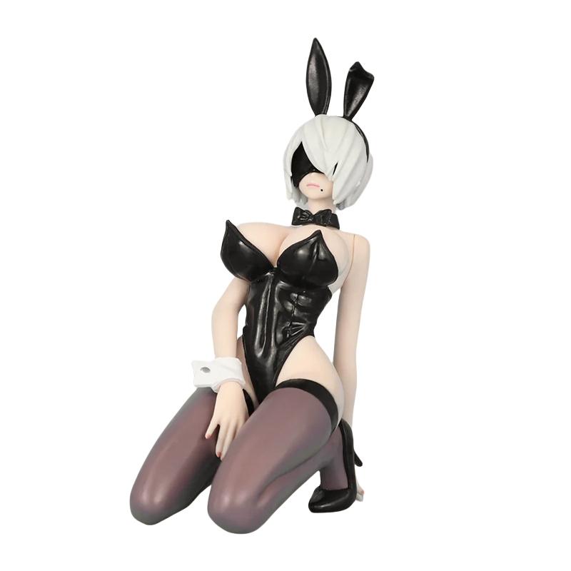 14-23cm NieR: Automata 2B Bunny Ver. Action Figure Anime Collectible PVC Model Toys Statue Doll Desktop Decoration Adults Gift