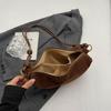 Damen Nischen Wildleder Umhängetasche Hohe Qualität Große Kapazität Schultertasche Pendeln Outdoor Aktivitäten Achseltasche Multifunktional Mode Knödeltasche