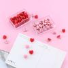 Ins Love Heart Shape Push Pins Safety Colored Push Pin Cork Board Thumb Tack Wall Pins School Stationery Office Binding Supplies