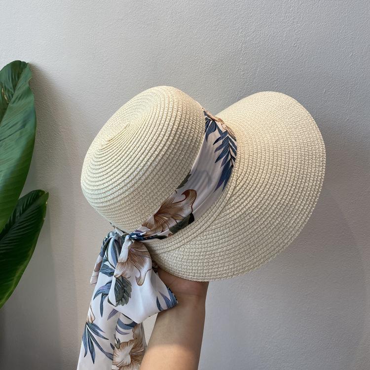 

Соломенная шляпа с широкими полями и козырьком от солнца — дышащая, регулируемая, эластичная пляжная шляпа с конским хвостом для женщин, идеально подходящая для активного отдыха на свежем воздухе one size слоновая кость