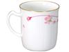 Okura Art Pottery's Sakura Series 6th "Yui Sakura" Mug, Coffee/Tea, Approx. 310cc, Made In Japan, 105C/A682-6