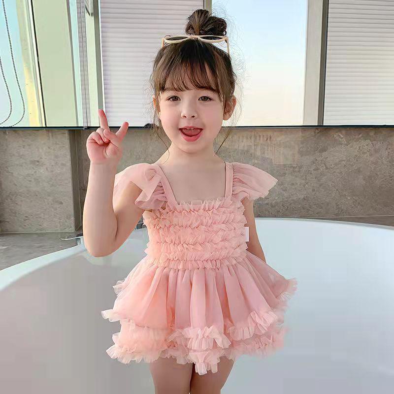 Girls' Summer One-Piece Swimsuit: Trendy 2025 Style for Ages 3-6