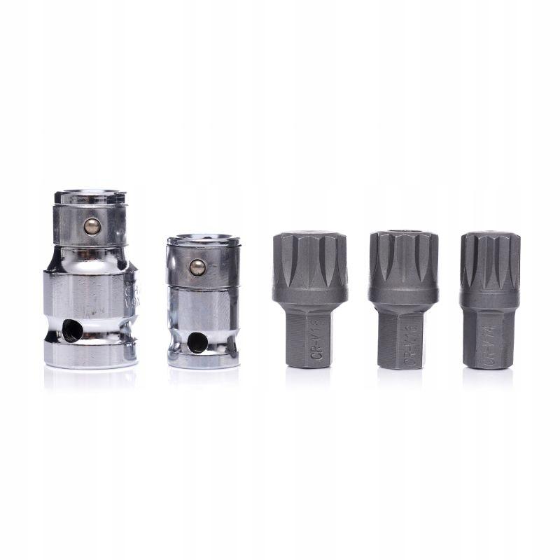 M4-M18 Spline Bit Set 22 Pieces Kraft&Dele