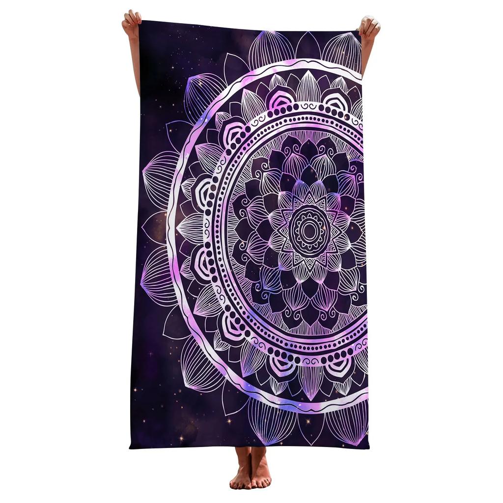 Bohemian Mandala Beach Towel Quick Dry Beach Towels Surf Poncho Microfiber Yoga Bath Towel Summer Swimming Travel Women Gift