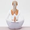 Women's Long-Sleeve Fitness Top with Built-in Bra
