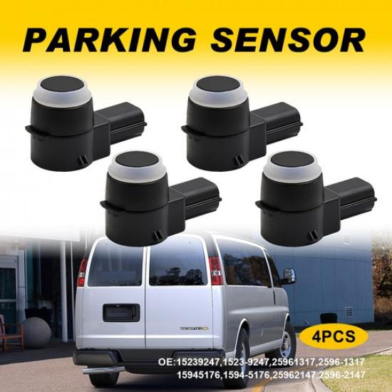 4Pcs 15239247 Backup Reverse Parking Bumper Park Assist Sensor Object For GMC