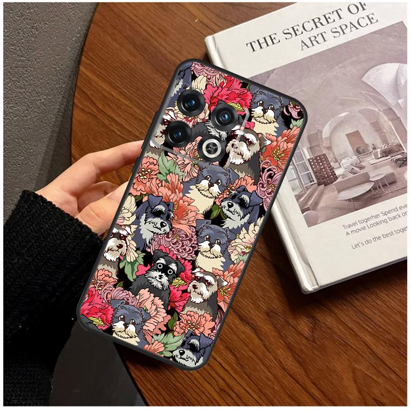Schnauzer Puppy Dog Case For OnePlus 13T 13R 12R 10R 15 13 12 11 8T 10T Nord CE 4 3 2 Lite N20 N30 Nord 5 Cover
