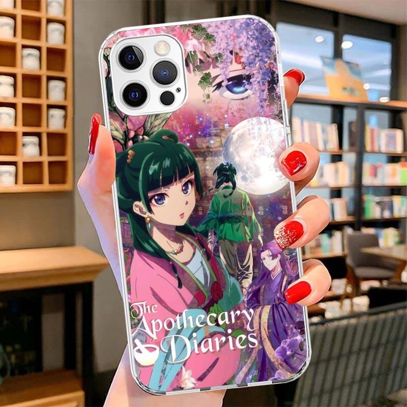 A-Apothecary D-Diaries Anime Cover Phone Case For iPhone 16 17 Air 15 14 Pro Max 16E Phone Case 13 Mini 12 11 7 SE 8 Print Patte