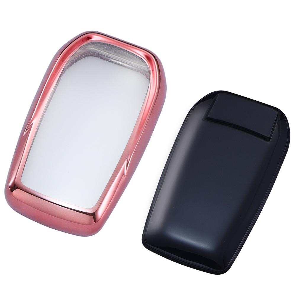 Key Fob Cover Case Compatible with 2025 2024 Toyota Sienna Highlander Corolla Crown Venza RAV4 Tacoma Fortuner Land Cruiser