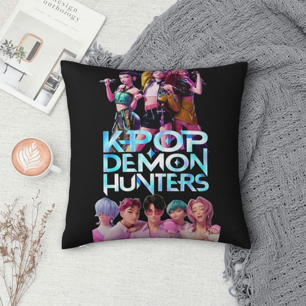 Huntrix Saja Jungen Kissenbezüge Merch Kissenbezug Huntrix - Kpop Dämonenjäger Kissenbezüge Autodekorationen Reißverschluss Mehrgröße