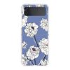Art Flower Phone Case For Samsung Galaxy Z Flip 7 6 5 4 3 For Samsung Flip7 Flip6 Flip5 Shockproof Dustproof Hard Folding Cover